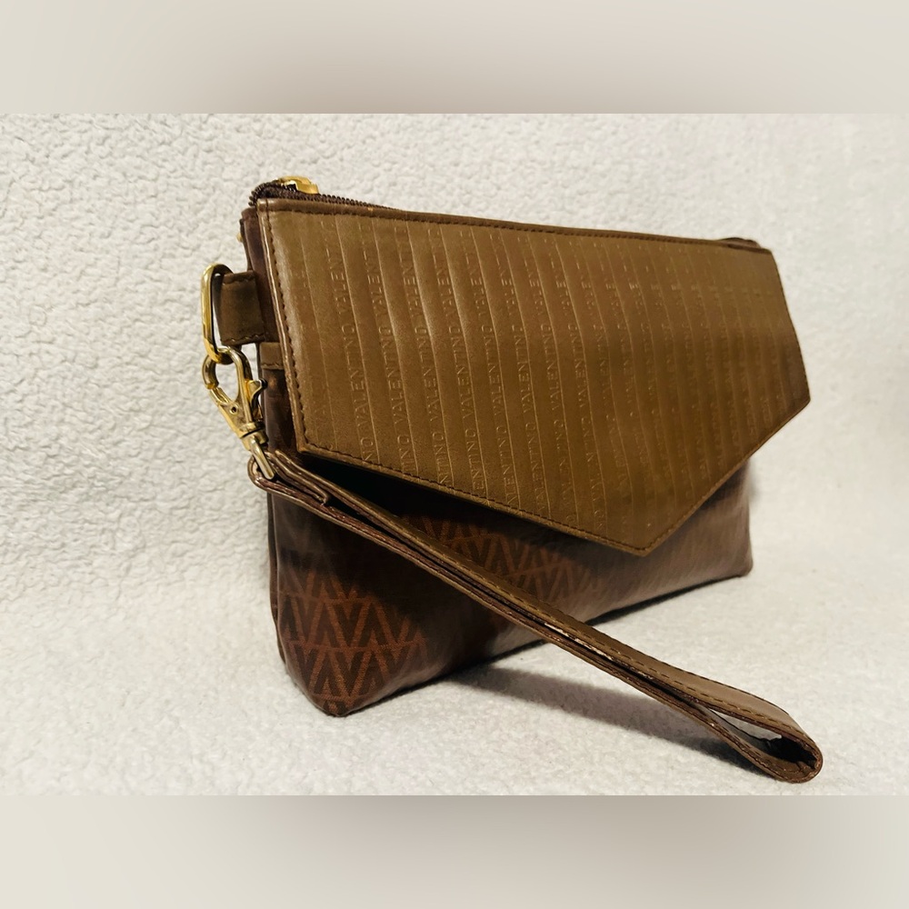 Mario Valentino Monogram Clutch/Wristlet - Picture 9 of 12